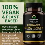 Echinacea Tablets - 2000 mg Plant Extract, 120 Count