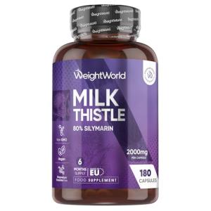 Milk Thistle Capsules - 180 Vegan Supplements
