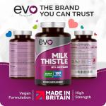 Milk Thistle Tablets with 80% Silymarin, Vegan
