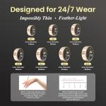 Enamel Craft Smart Fitness Tracker Ring for All