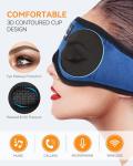 3D Sleep Mask with Bluetooth Headphones for Relaxation