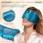 Silk Sleep Mask Headphones for Ultimate Comfort