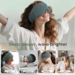 Organic Bamboo Cotton Bluetooth Sleep Mask with Headphones
