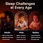 Sleep Sound Machine with Red Light Therapy