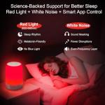 Sleep Sound Machine with Red Light Therapy