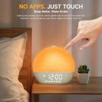 Sunrise Alarm Clock with White Noise and Bluetooth