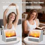 Sunrise Alarm Clock with White Noise & Snooze