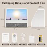 Sunrise Alarm Clock with White Noise & Snooze