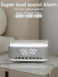 Bluetooth Alarm Clock with Fast Wireless Charger