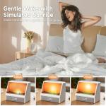 Sunrise Alarm Clock with White Noise & Snooze
