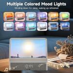 Sunrise Alarm Clock with White Noise & Snooze