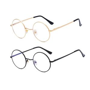 Blue Light Blocking Glasses, Retro Round Style