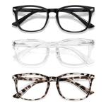 Kids Blue Light Glasses - 3 Pairs for Ages 6-12