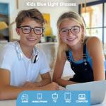 Kids Blue Light Glasses - 3 Pairs for Ages 6-12