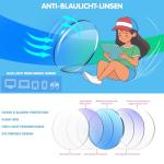 Kids Blue Light Glasses - 3 Pairs for Ages 6-12