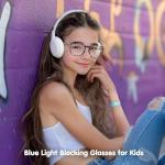 Kids Blue Light Glasses - 3 Pairs for Ages 6-12