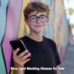 Kids Blue Light Glasses - 3 Pairs for Ages 6-12