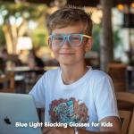 Kids Blue Light Glasses - 3 Pairs for Ages 6-12