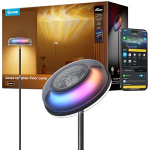 Smart RGBIC Uplighter Lamp with 80+ Scene Modes