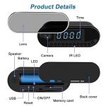WiFi Spy Camera Clock with Night Vision