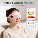 Heated Eye Mask with Massager for Comfort