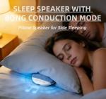 Bluetooth Pillow Speaker with Sleep Timer & White Noise