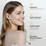 Vosaf Reusable Silicone Ear Plugs for Noise Cancelling