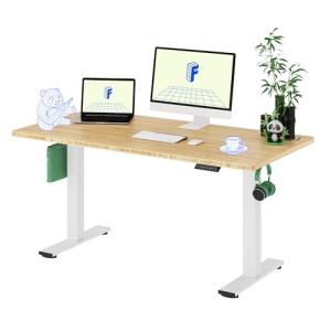FLEXISPOT Bamboo Electric Standing Desk with Memory Panel