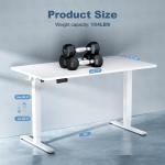 DUMOS Adjustable Electric Standing Desk for Home Office
