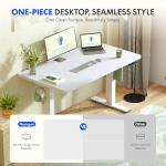 Electric Height Adjustable Standing Desk with Memory Panel