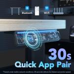 Smart Adjustable Electric Standing Desk with App Control