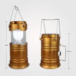 Solar & USB Rechargeable Camping Lantern - Portable LED Light