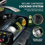 Green Haven Portable Camping Stove with Carry Case