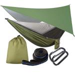 OTraki Mosquito Net Camping Hammock with Tarp
