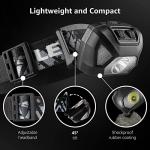 Lepro 2-Pack Super Bright Waterproof Head Torch
