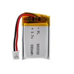 300mAh LiPo Rechargeable Battery with JST Connector