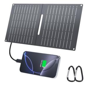 Ecosonique 15W Foldable Solar Charger for Camping