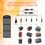 Portable 30W Solar Panel Charger for Camping