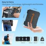 10W Portable Solar Charger - Waterproof & Foldable