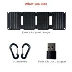 10W Portable Solar Charger - Waterproof & Foldable