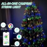VINTEAM 2-in-1 Rechargeable RGB Camping String Lights