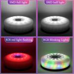 CISLAN Rechargeable Outdoor String Lights with App Control