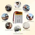 300mAh LiPo Rechargeable Battery with JST Connector