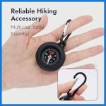 2PCS Keychain Compass Set for Outdoor Adventures