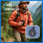 2PCS Keychain Compass Set for Outdoor Adventures