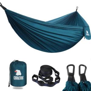 COVACURE Ultralight Camping Hammock with Tree Straps