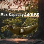 COVACURE Ultralight Camping Hammock with Mosquito Net