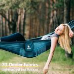 COVACURE Ultralight Camping Hammock with Tree Straps