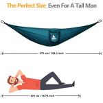 COVACURE Ultralight Camping Hammock with Tree Straps
