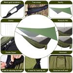 OTraki Mosquito Net Camping Hammock with Tarp
